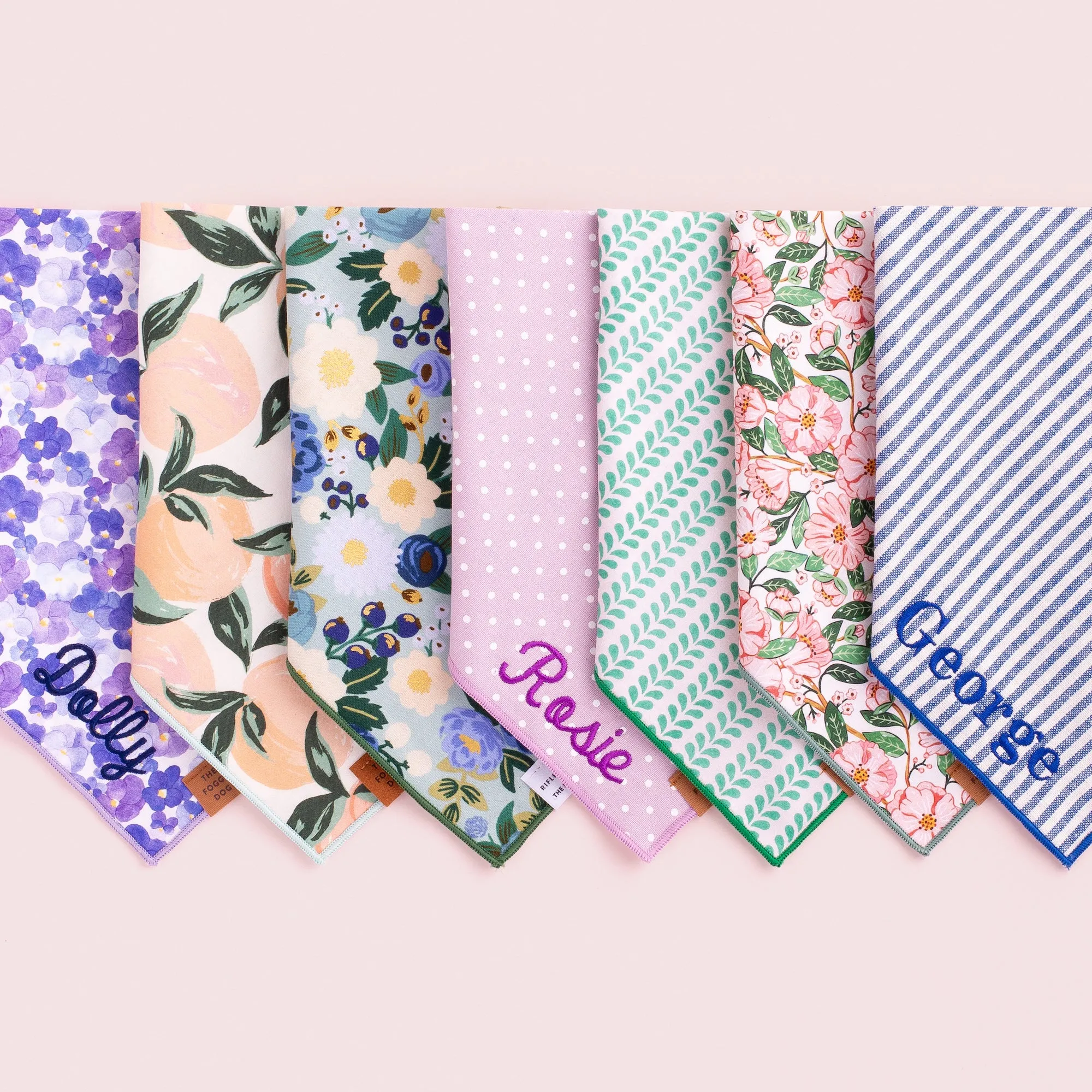 Rifle Paper Co. x TFD Vintage Blossom Dog Bandana