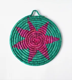 Star Trivet, Nubian wall Art, Hot pot Coaster (Design 131)