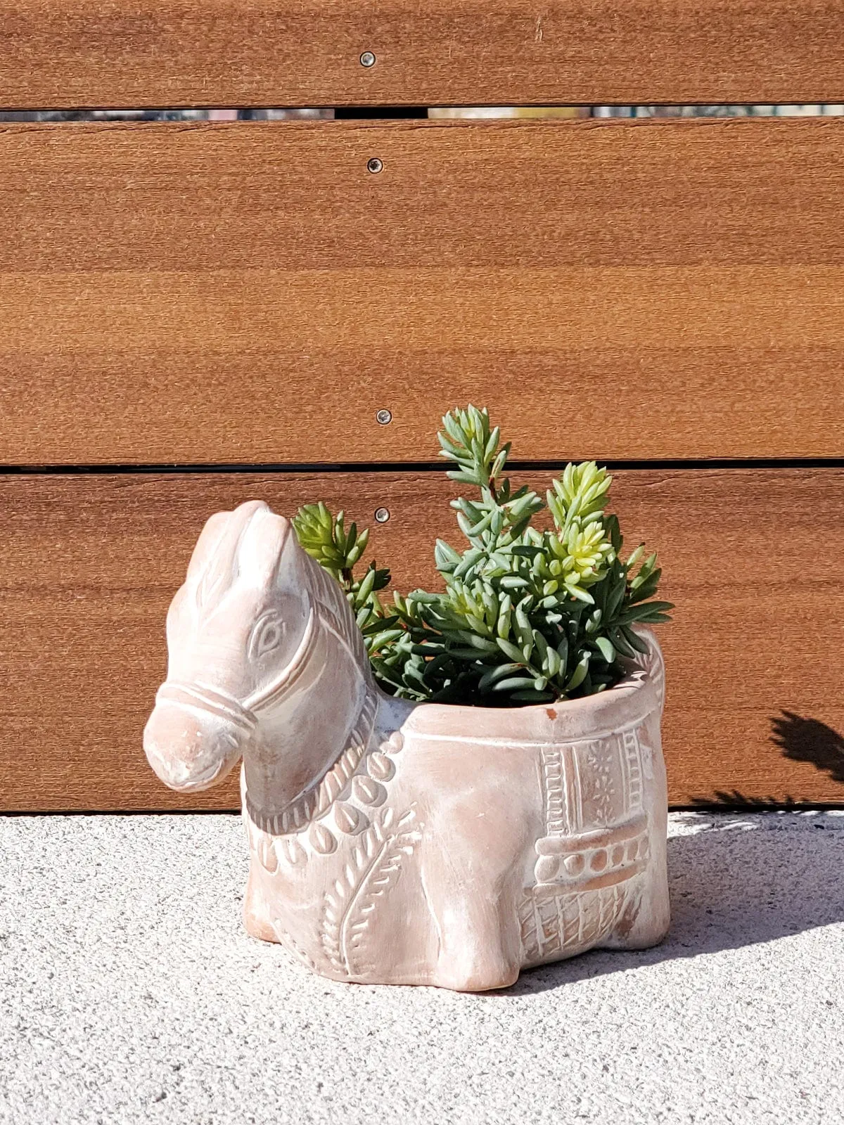 Terracotta Pot - Horse