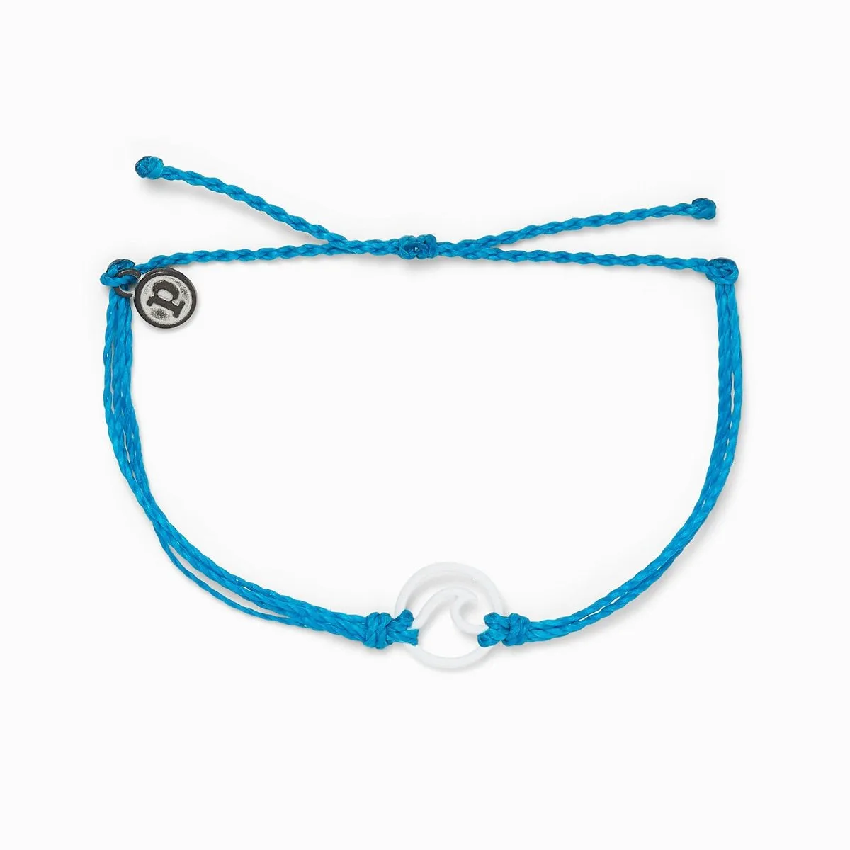 WAVE BRACELET WHITE ENAMEL CHARM | PURA VIDA