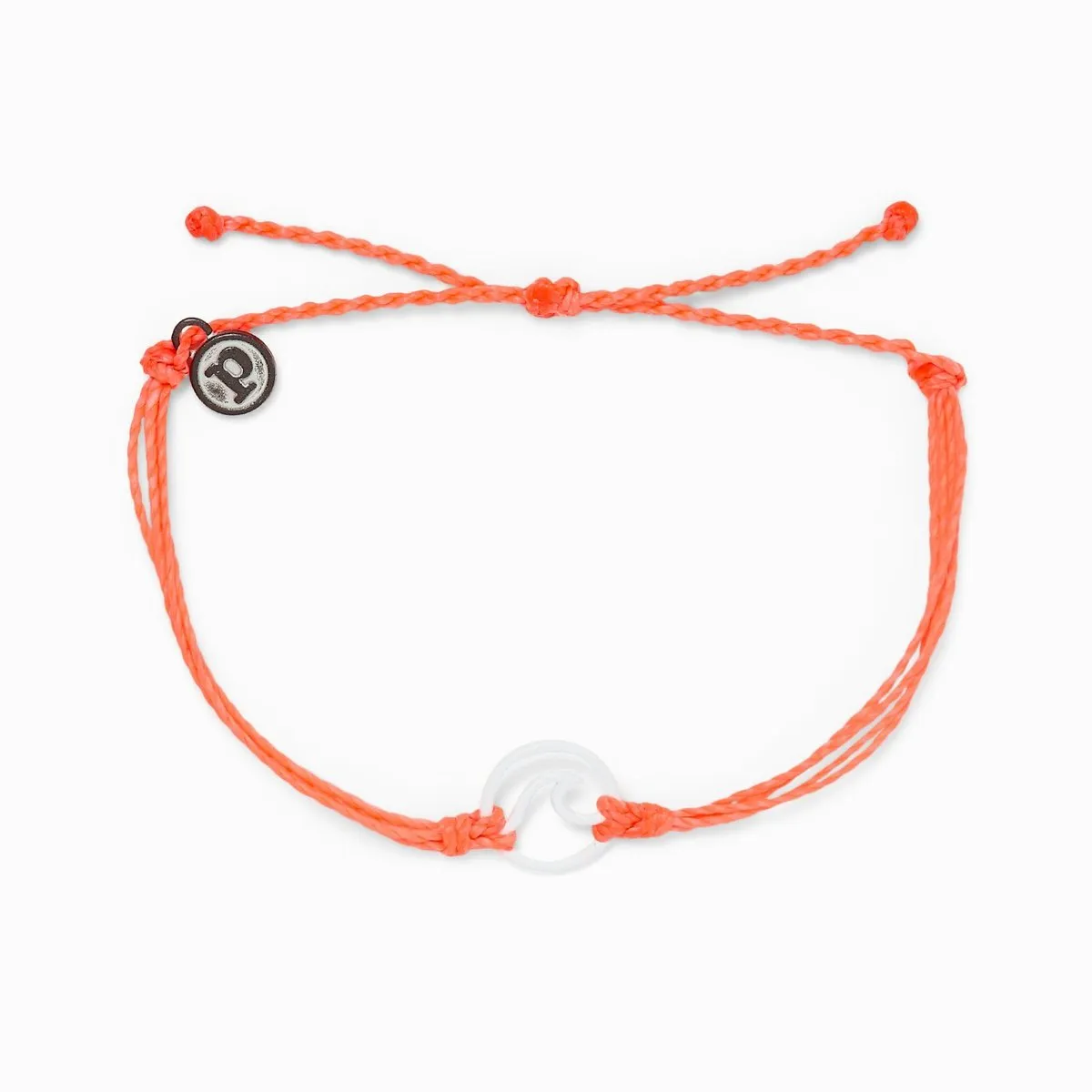 WAVE BRACELET WHITE ENAMEL CHARM | PURA VIDA