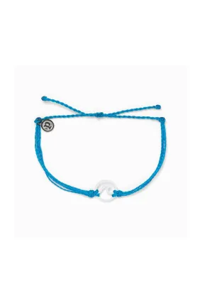 WAVE BRACELET WHITE ENAMEL CHARM | PURA VIDA