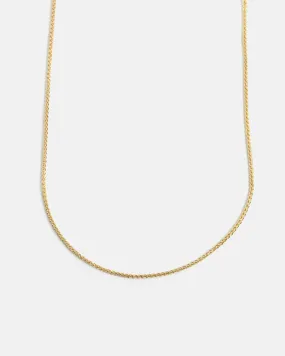 Wheat Chain in 14k Gold